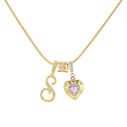 Letter Pendant Necklace