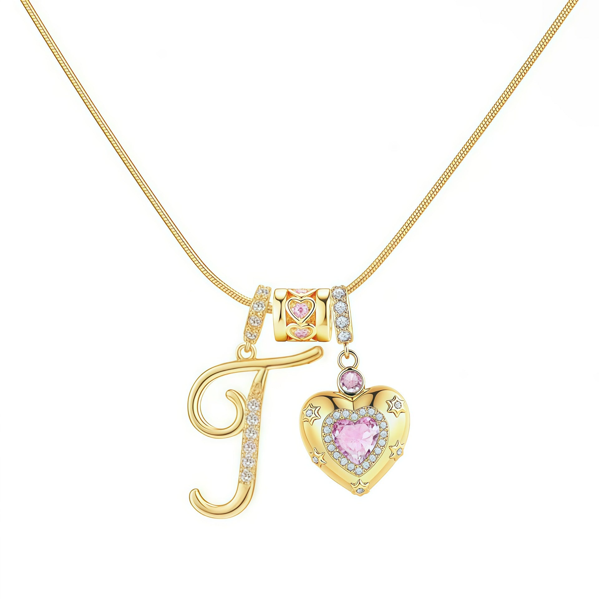 Letter Pendant Necklace