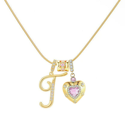 Letter Pendant Necklace