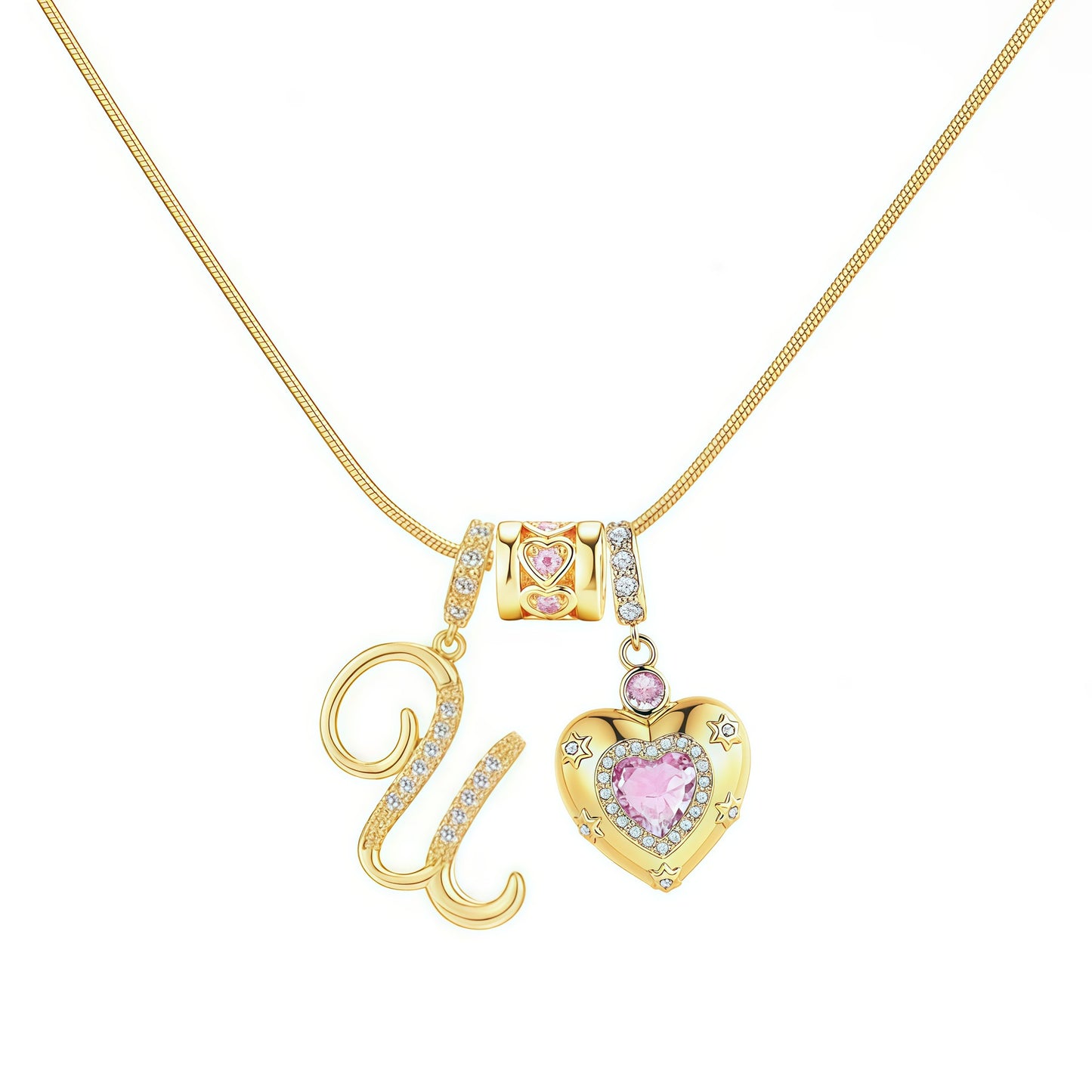 Letter Pendant Necklace