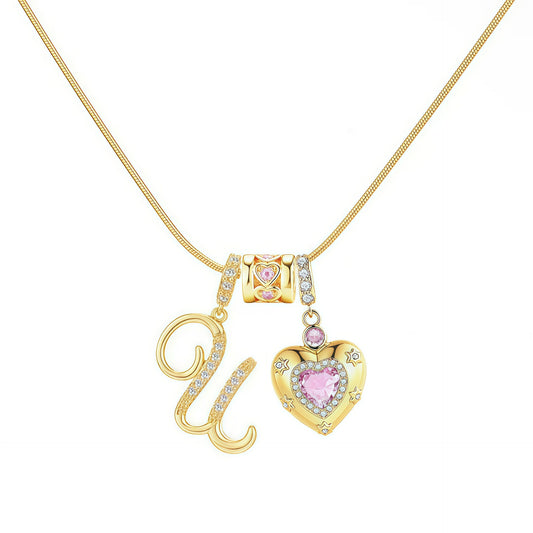 Letter Pendant Necklace