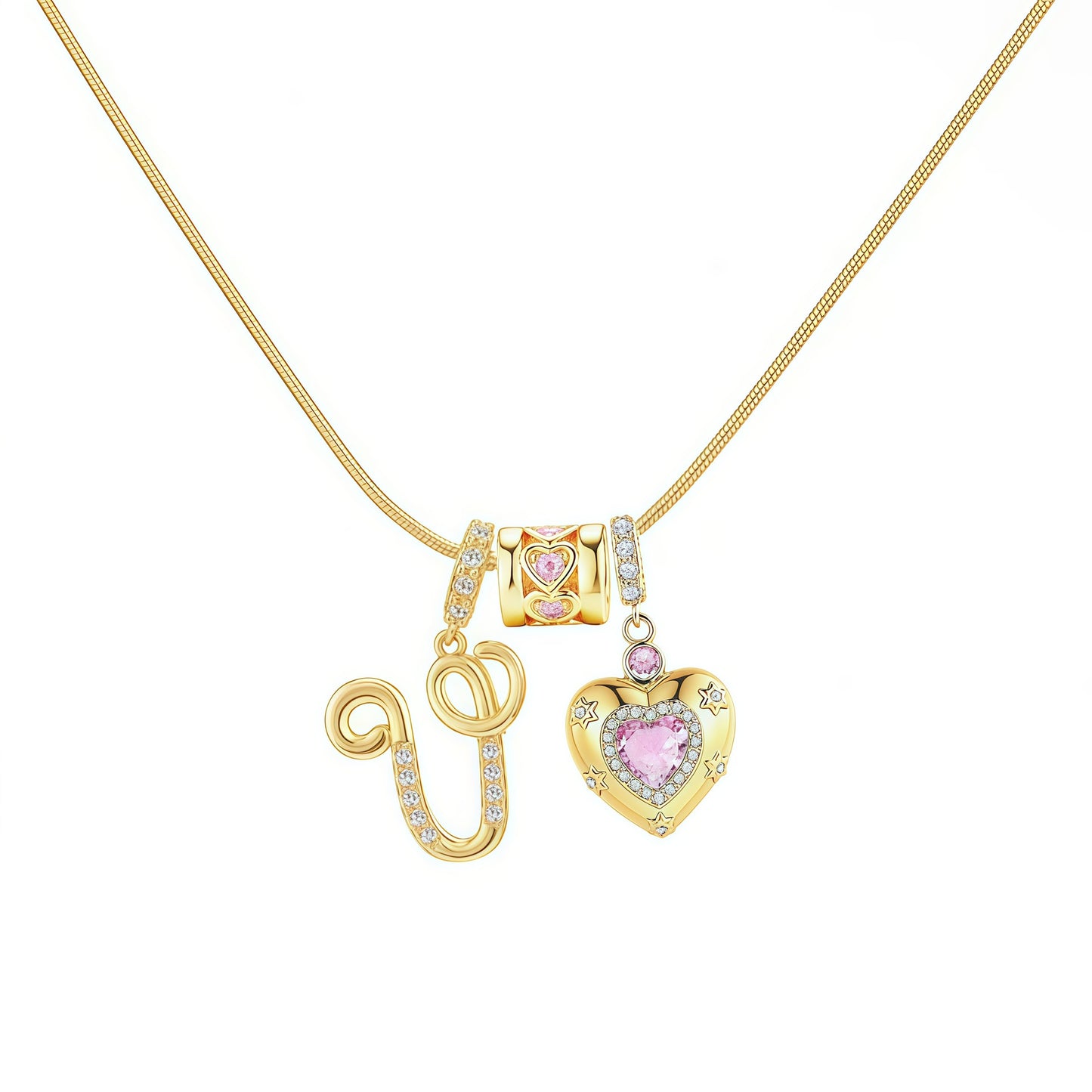 Letter Pendant Necklace