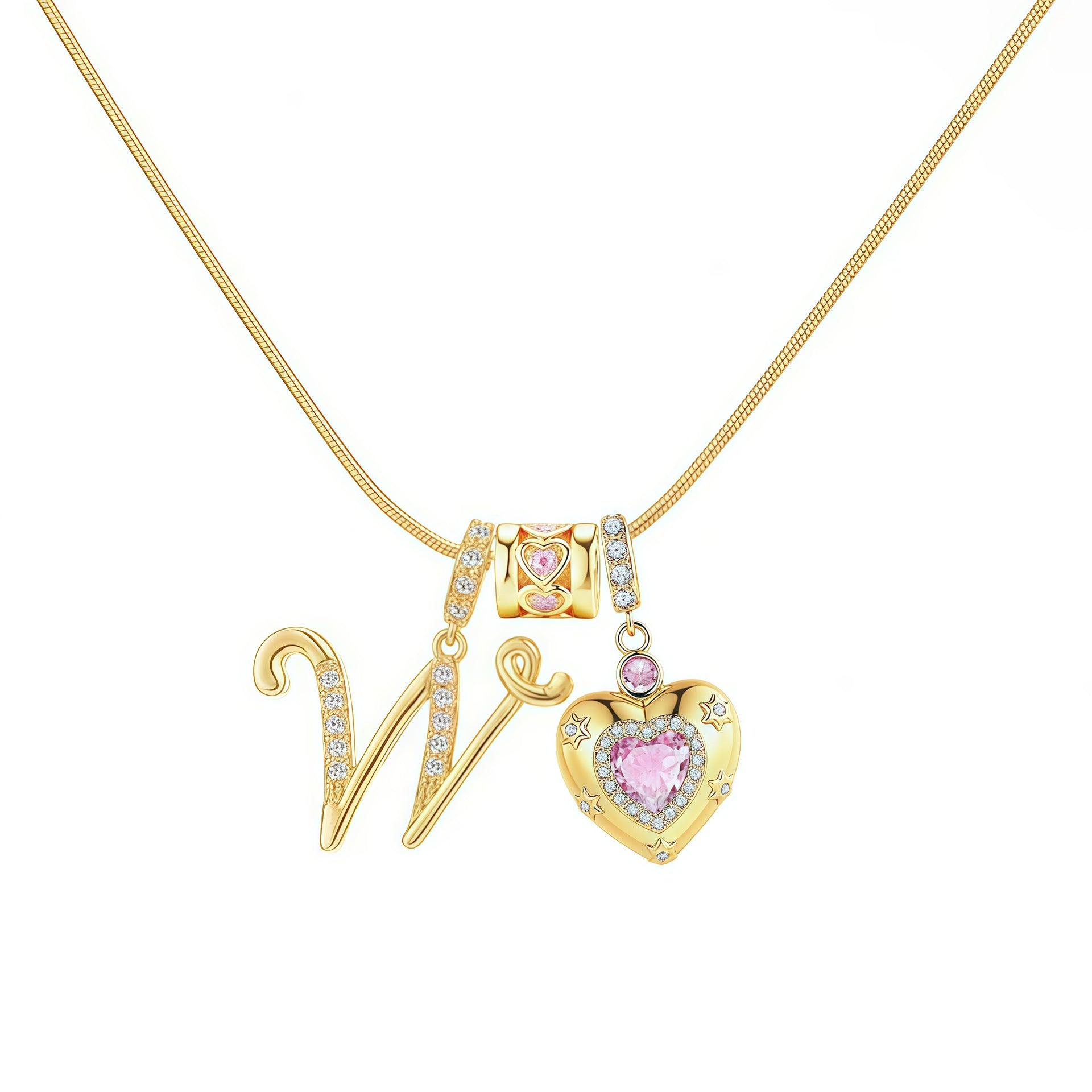 Letter Pendant Necklace