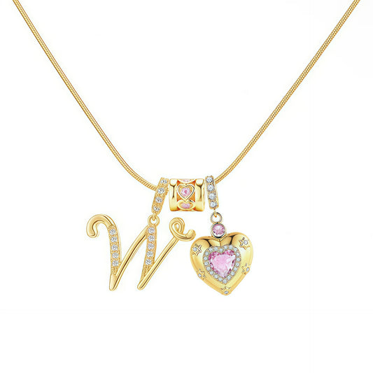 Letter Pendant Necklace