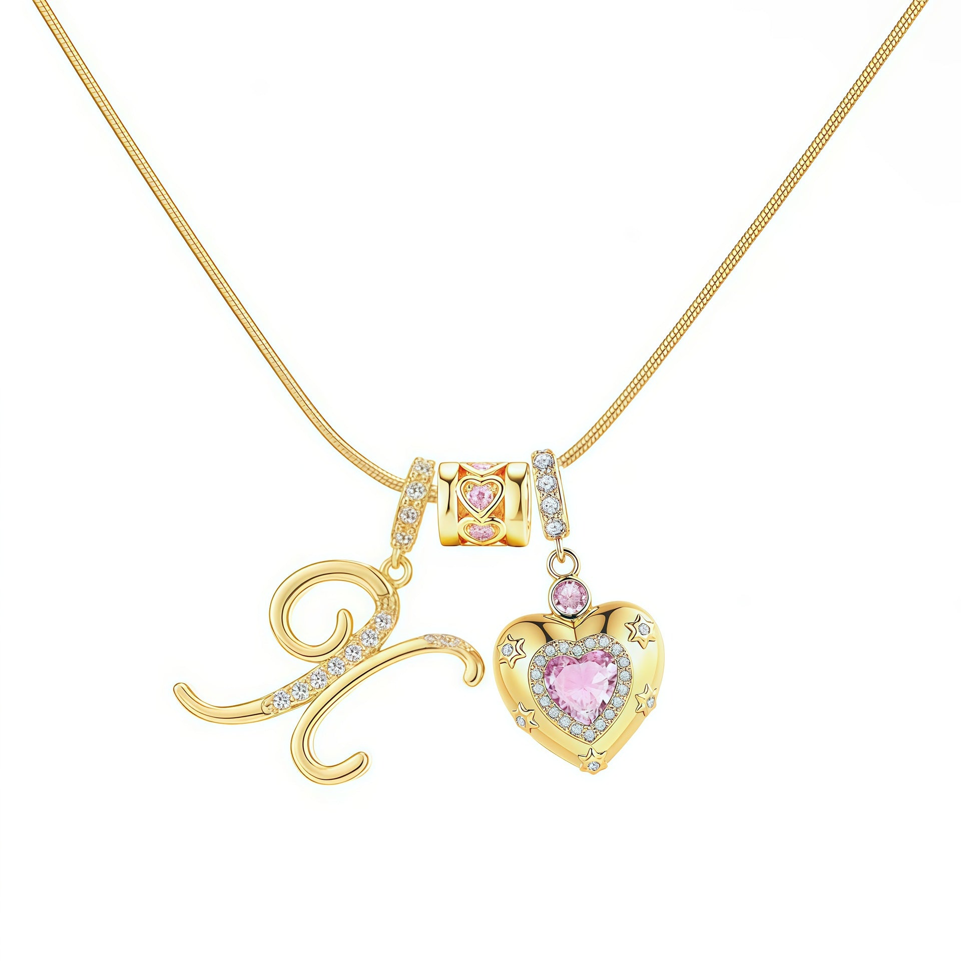 Letter Pendant Necklace