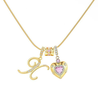 Letter Pendant Necklace