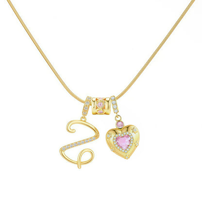 Letter Pendant Necklace