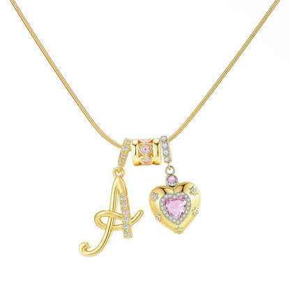 Letter Pendant Necklace