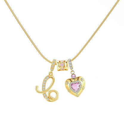 Letter Pendant Necklace
