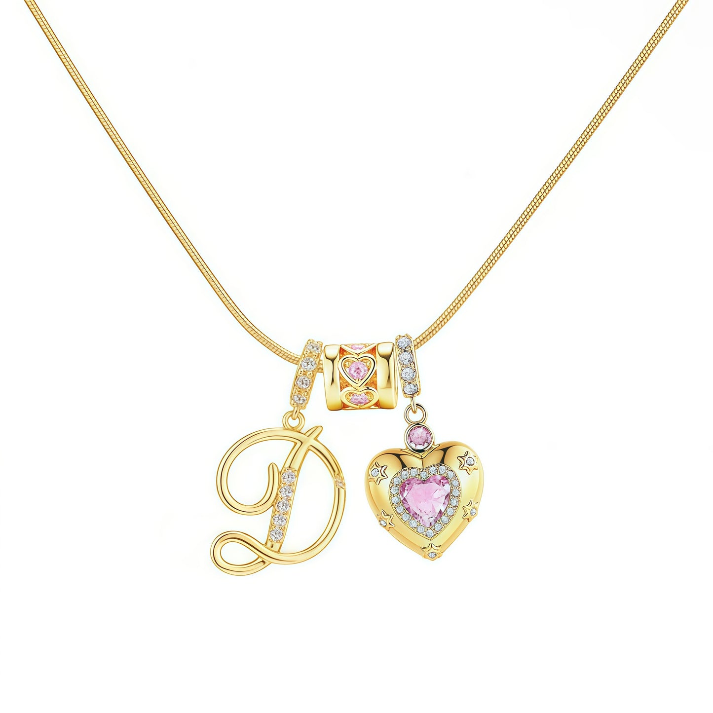 Letter Pendant Necklace