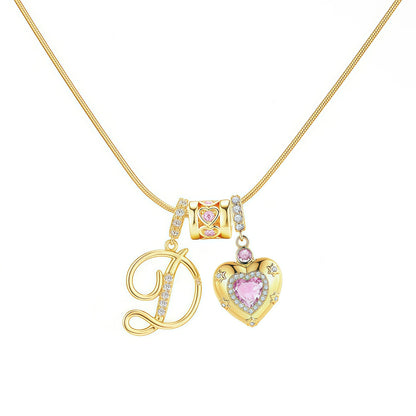 Letter Pendant Necklace