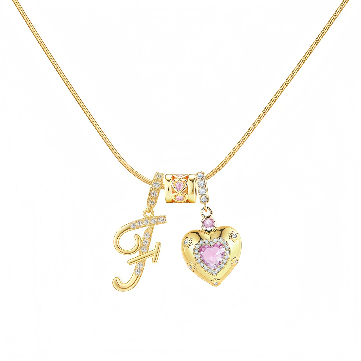 Letter Pendant Necklace