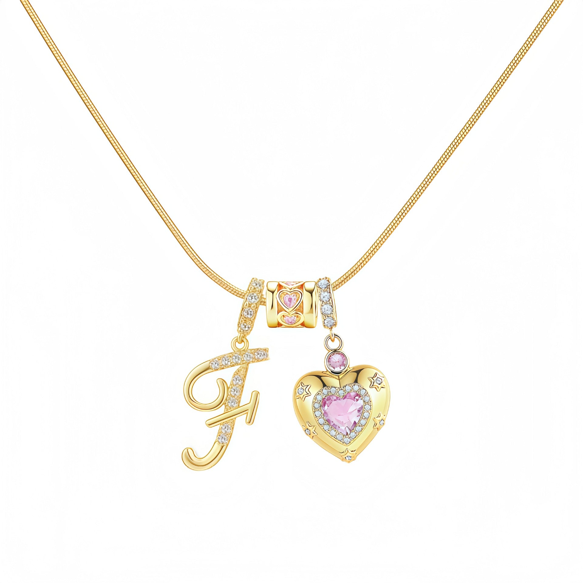 Letter Pendant Necklace