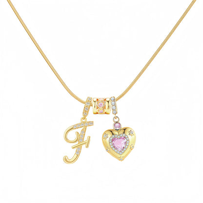 Letter Pendant Necklace
