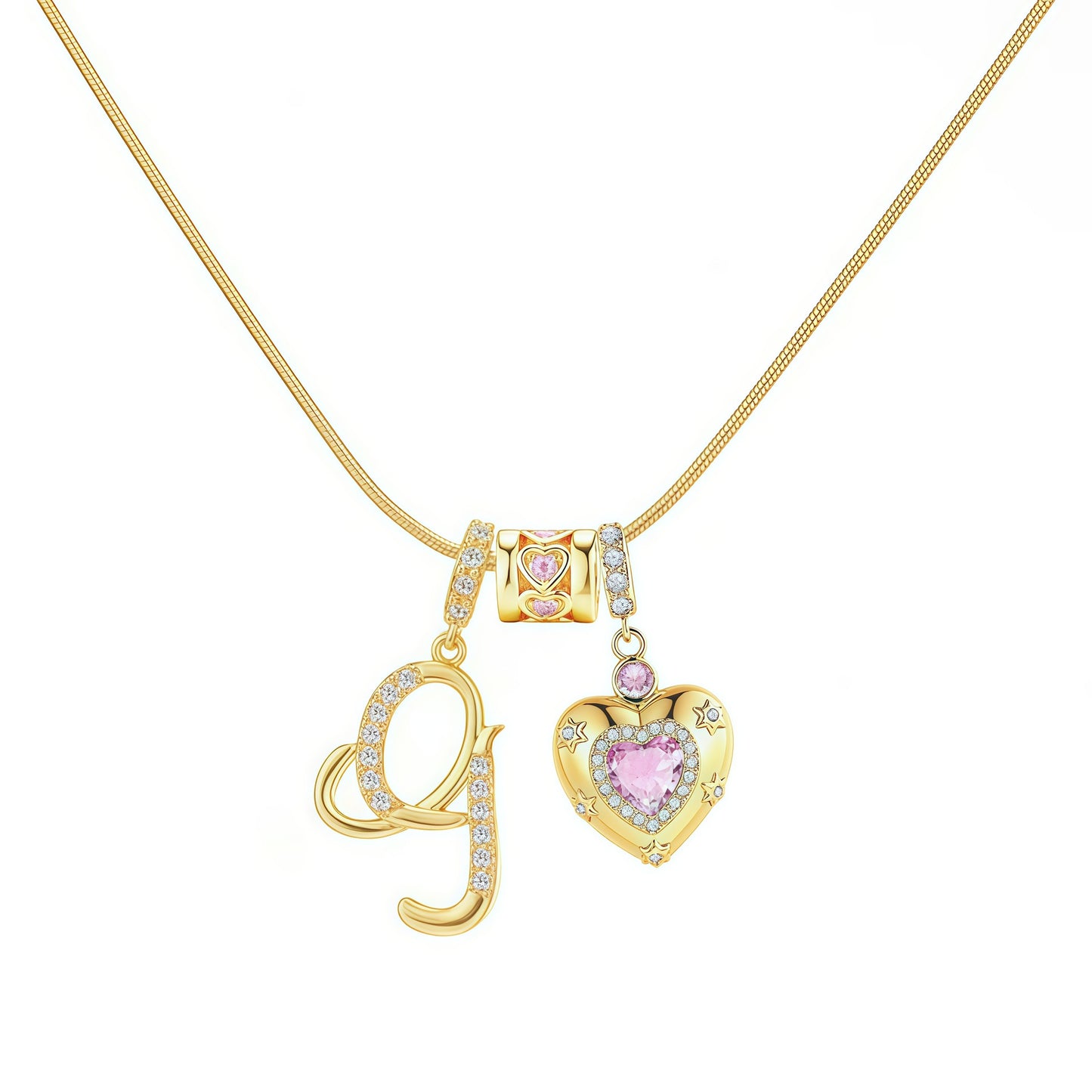 Letter Pendant Necklace