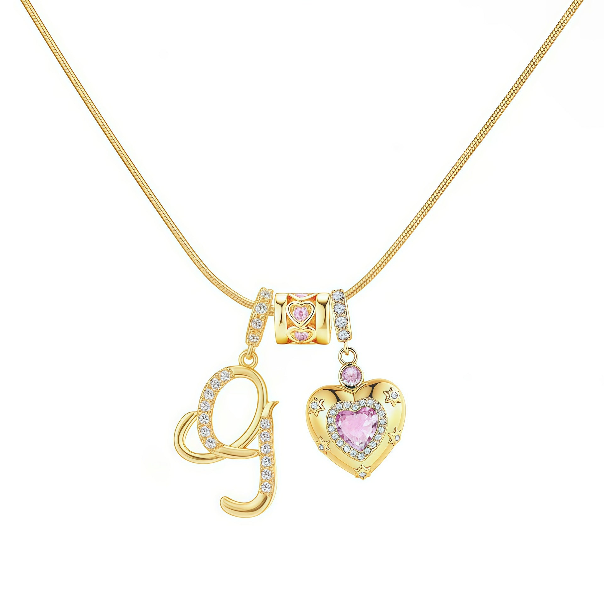 Letter Pendant Necklace