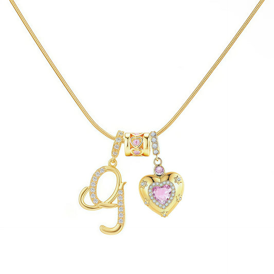 Letter Pendant Necklace