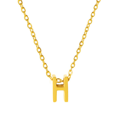Letter Pendant Necklace