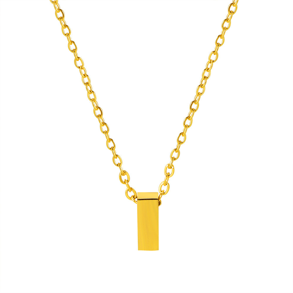 Letter Pendant Necklace