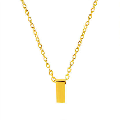 Letter Pendant Necklace