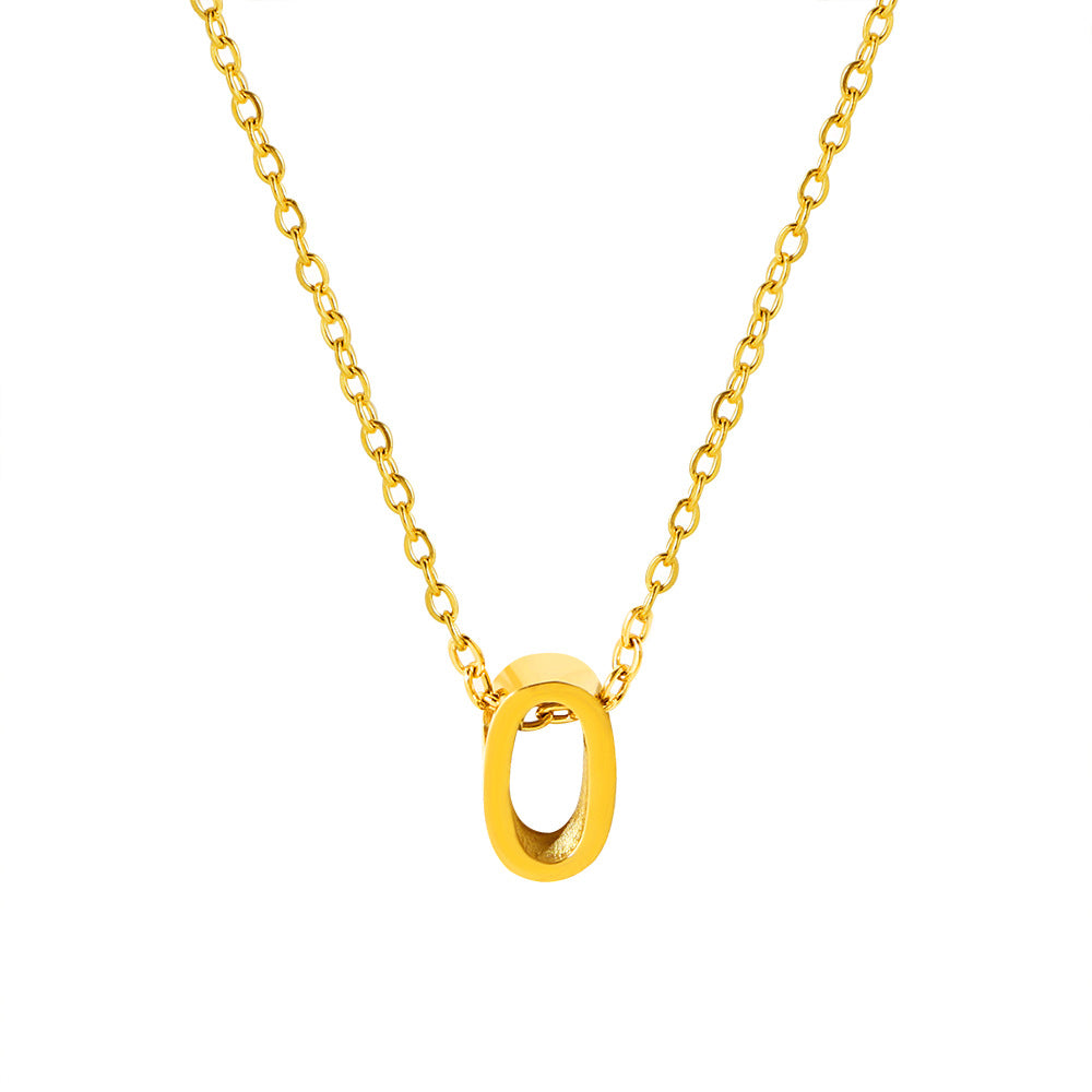 Letter Pendant Necklace