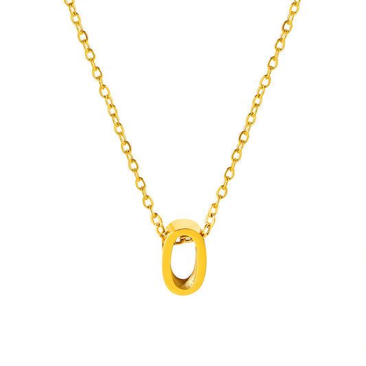 Letter Pendant Necklace