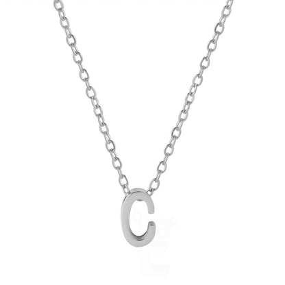 Letter Pendant Necklace