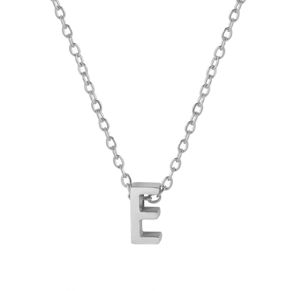 Letter Pendant Necklace