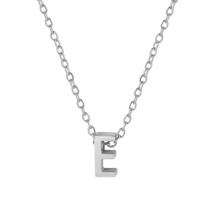 Letter Pendant Necklace