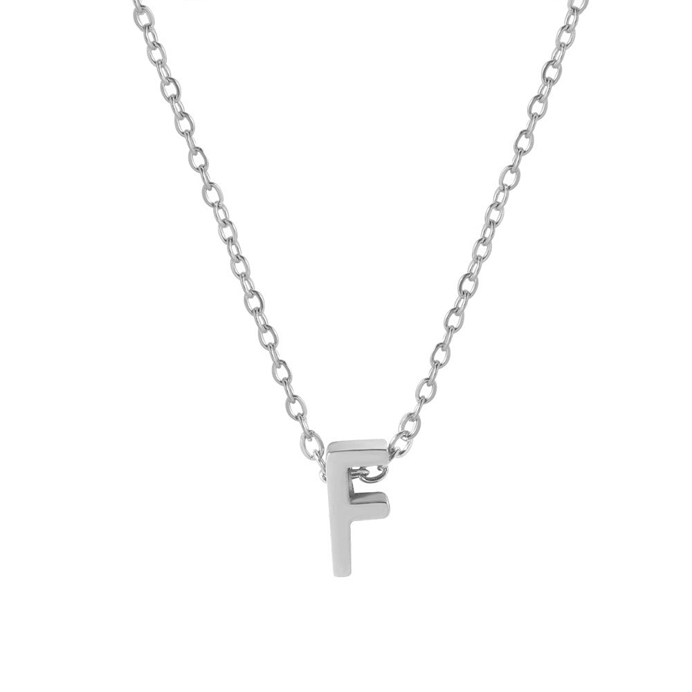 Letter Pendant Necklace