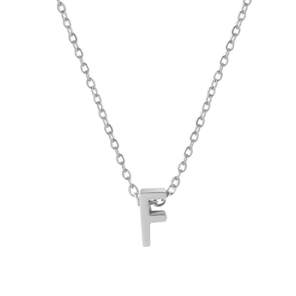 Letter Pendant Necklace