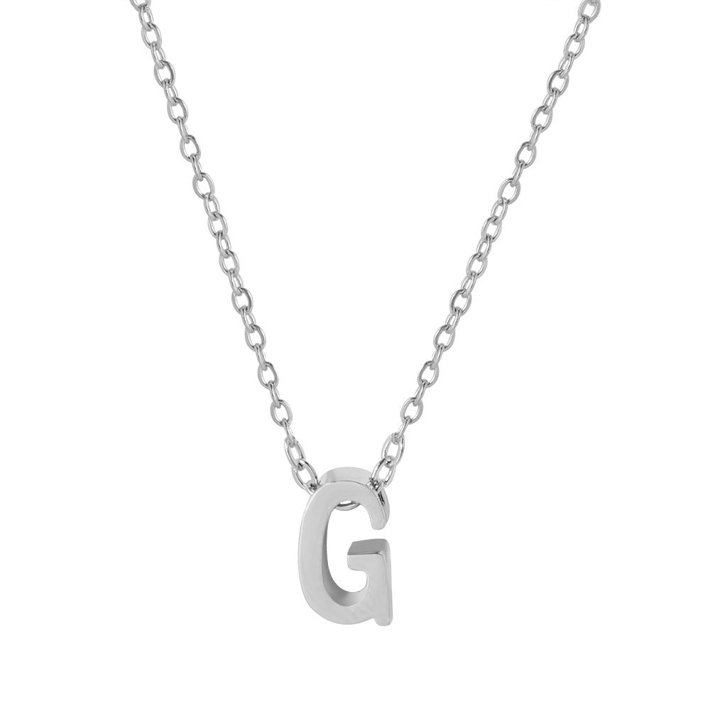 Letter Pendant Necklace