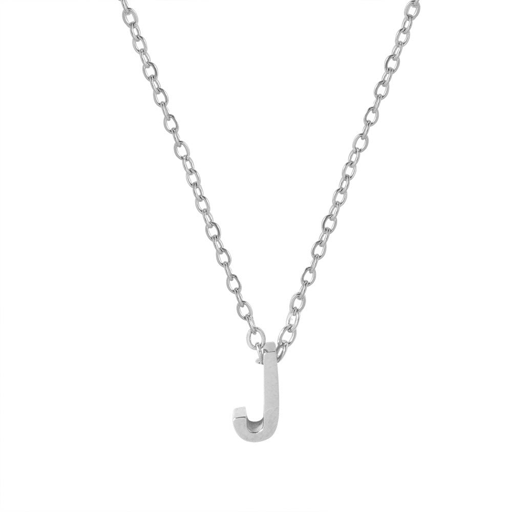Letter Pendant Necklace