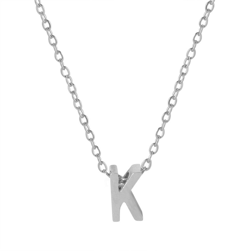 Letter Pendant Necklace