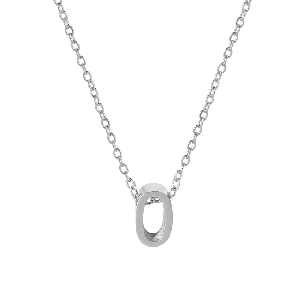 Letter Pendant Necklace
