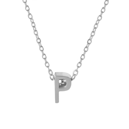 Letter Pendant Necklace