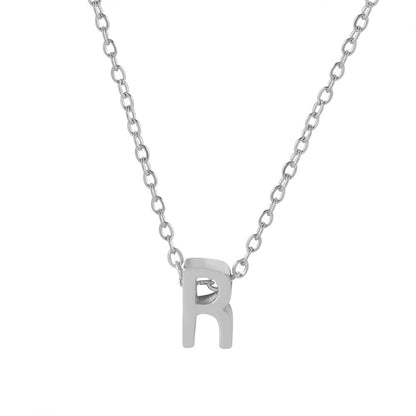 Letter Pendant Necklace