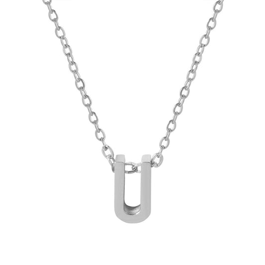 Letter Pendant Necklace