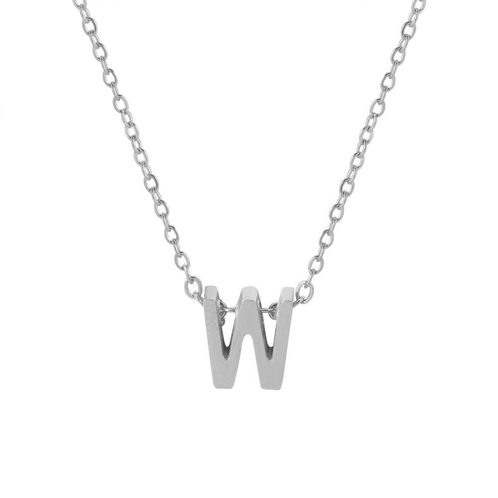 Letter Pendant Necklace