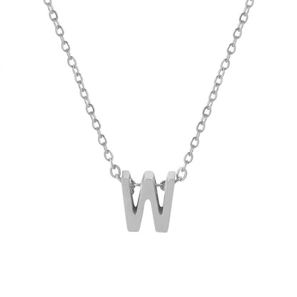 Letter Pendant Necklace