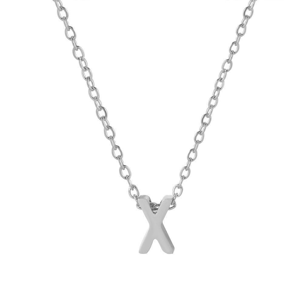 Letter Pendant Necklace