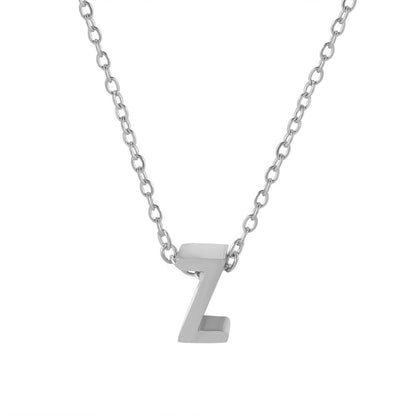 Letter Pendant Necklace