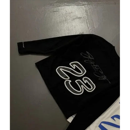Letter Print Cotton Streetwear T-Shirt