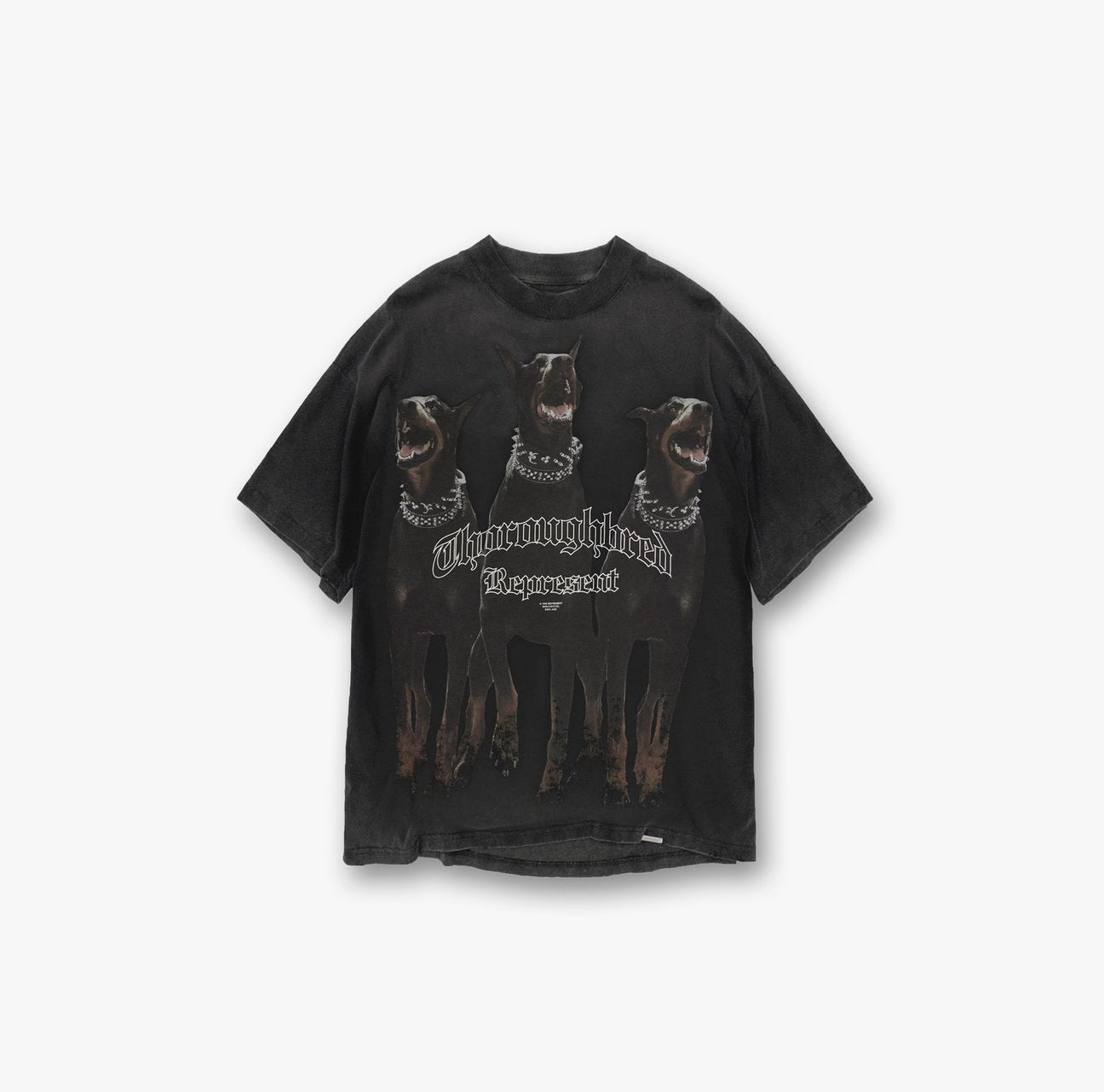 Letter Print Cotton T-Shirt
