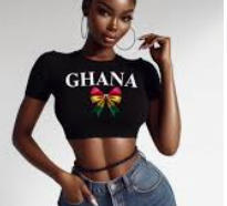 Letter Print Cropped T-Shirt