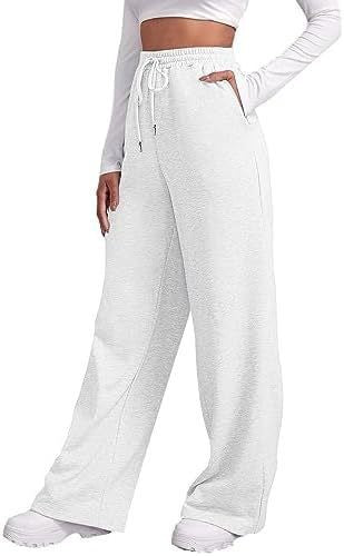 Letter Print Elastic Waist Sweatpants