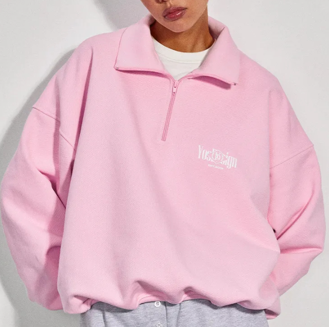 Letter Print Fleece Hooded Sweatshirt