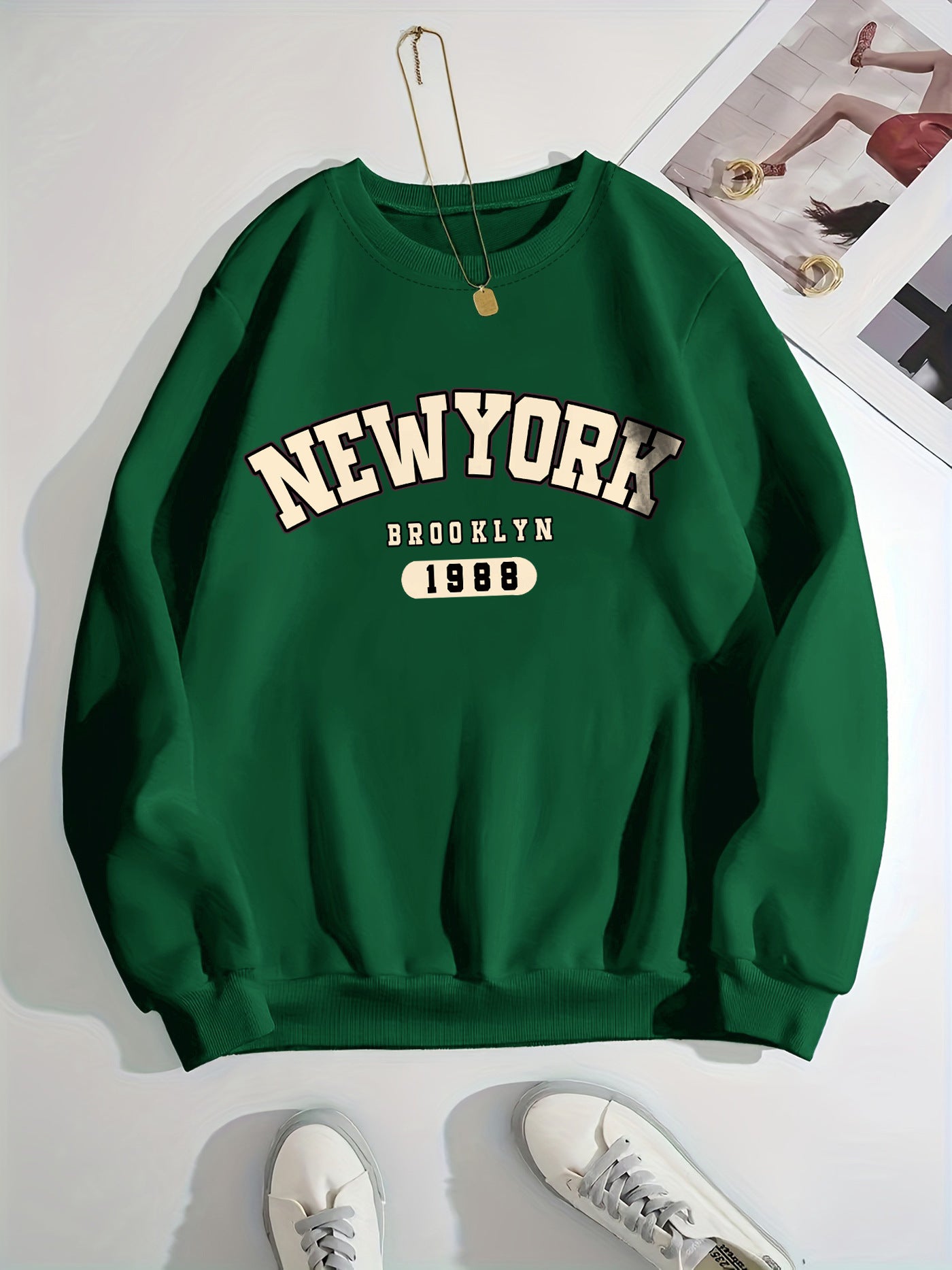 Letter Print Sweatshirt