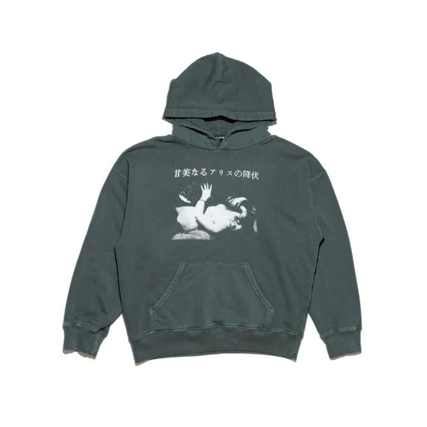 Letter-printed hoodie
