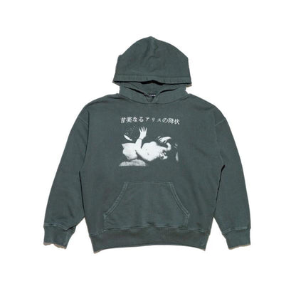 Letter-printed hoodie
